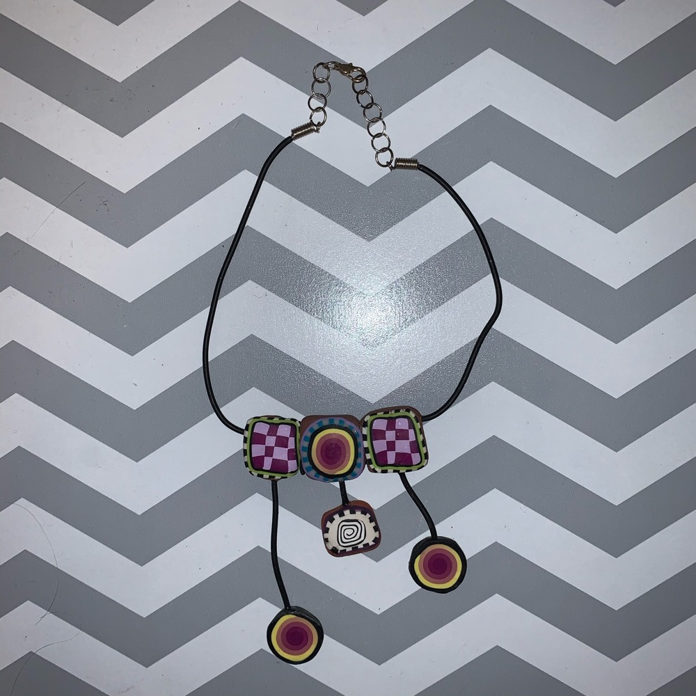 clay necklace